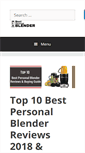 Mobile Screenshot of bestpersonalblender.com